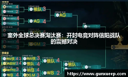 室外全球总决赛淘汰赛：开封电竞对阵信阳战队的震撼对决